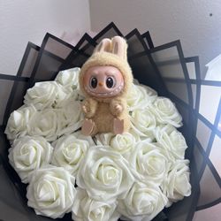 Baba Labubu Eternal Flower Bouquet