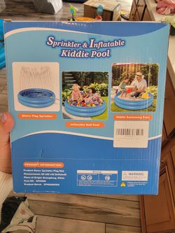 Sprinkler Kiddie Pool