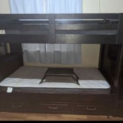 Twin Bunk Bed With Storage 