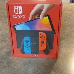 Switch OLED Red & Blue Joy Con Edition New In Box