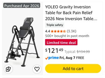 Inversion Table