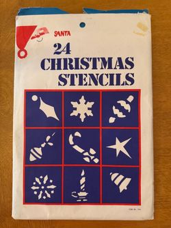 24 Christmas Stencils
