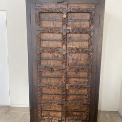 Antique teak Wood Armoire