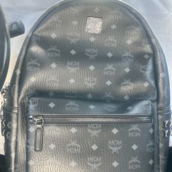 Black MCM Backpack