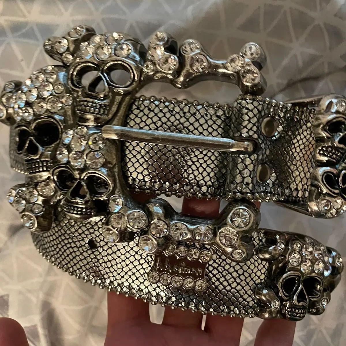Silver Skull bb Simon Belt for Sale in Las Vegas, NV - OfferUp