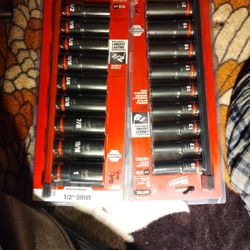 Milwaukee Half Inch Impact Socket Sets