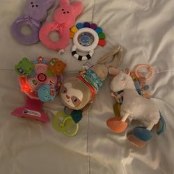 Bundle Baby Rattles And Stroller Toys