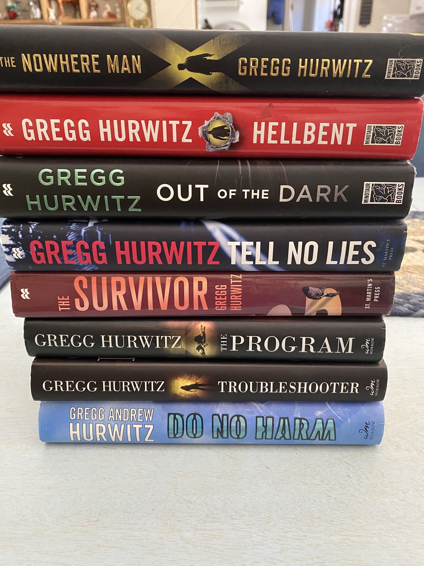 8 Greg Hurwitz Hardback Books
