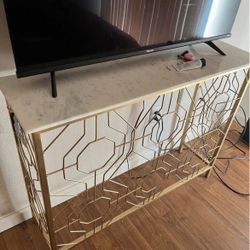 (TV STAND ONLY) REAL MARBLE.