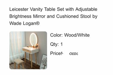 Wade Logan Leicester Vanity Table Set