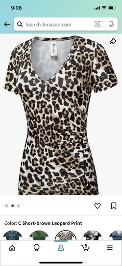 *New Sexy Womens Leopard Blouse/Top