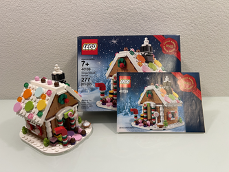 Open Box Lego Gingerbread House 40139