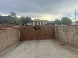 Wooden gate