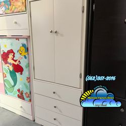 Tall Closet White Compressed Dresser Ropero Chest Nuevo 