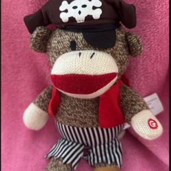 Pirate 🏴‍☠️ Sock Monkey 🐵 Battery Operated