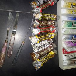 Acrylic And Oil Paints ..And Tools