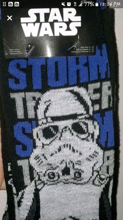 Boys Star Wars socks . Brand new never opened