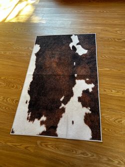 Faux Cow Hide Entry Rug