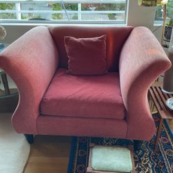 Modern Salmon Large Chair 