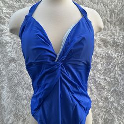 Blue Cupshe One Piece Swimsuit size XL
