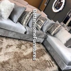 Wholesale Liquidation Sale on all brand new Sectionals, Sofas, Loveseats, couches-Finance and delivery options available!