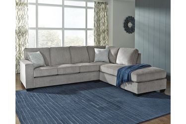 Altari 2-Piece Sectional with Chaise Alloy