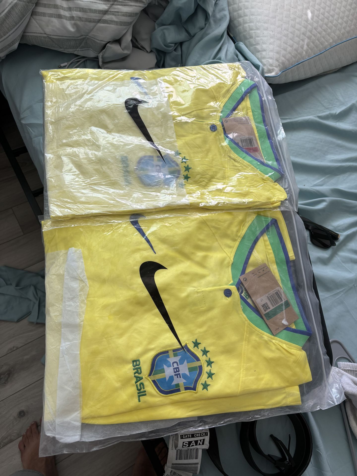 Brazilian soccer team shirt