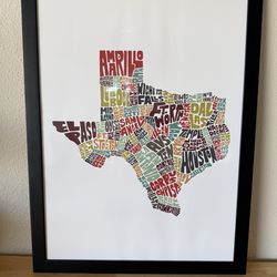 Texas wall art
