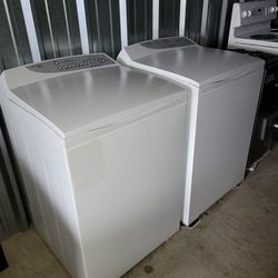 Fisher & Paykel White Electric Washer & Dryer Set