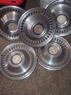 1972 original Impala hubcaps