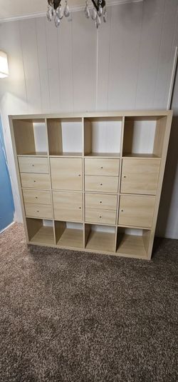 Discontinued Light Birch IKEA KALLAX 16-Cube