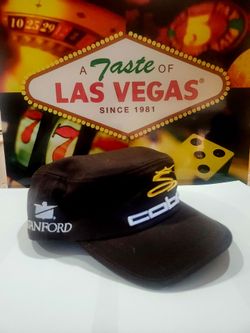 Cobra⛳️Speed "New" PGA Tour Issued "Vintage" Militarily Style✨️Satin "Rare" Fitted Hat..Size 7...🌟