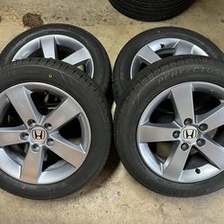 8th gen Honda Civic wheels 16” NEW TIRES