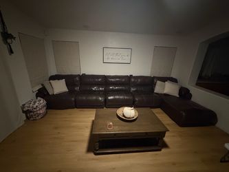 Leather Couches 5 Piece