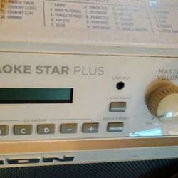 Karaoke Star Plus Machine. Awesome Fun Sounds With Mic