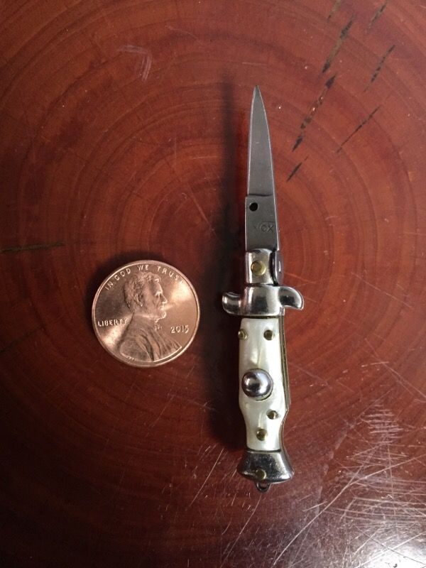 *RARE* Mini INOX Stiletto Switchblade Charm