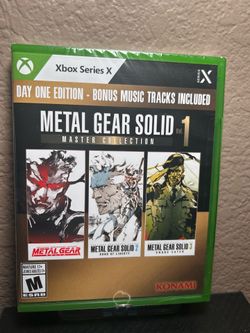 Hey, it’s brand new never been used   $30for METAL GEAR SOLID: MASTER COLLECTION Vol.1, Xbox series  it has three games and one.