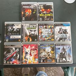PS3 Games $10 Each