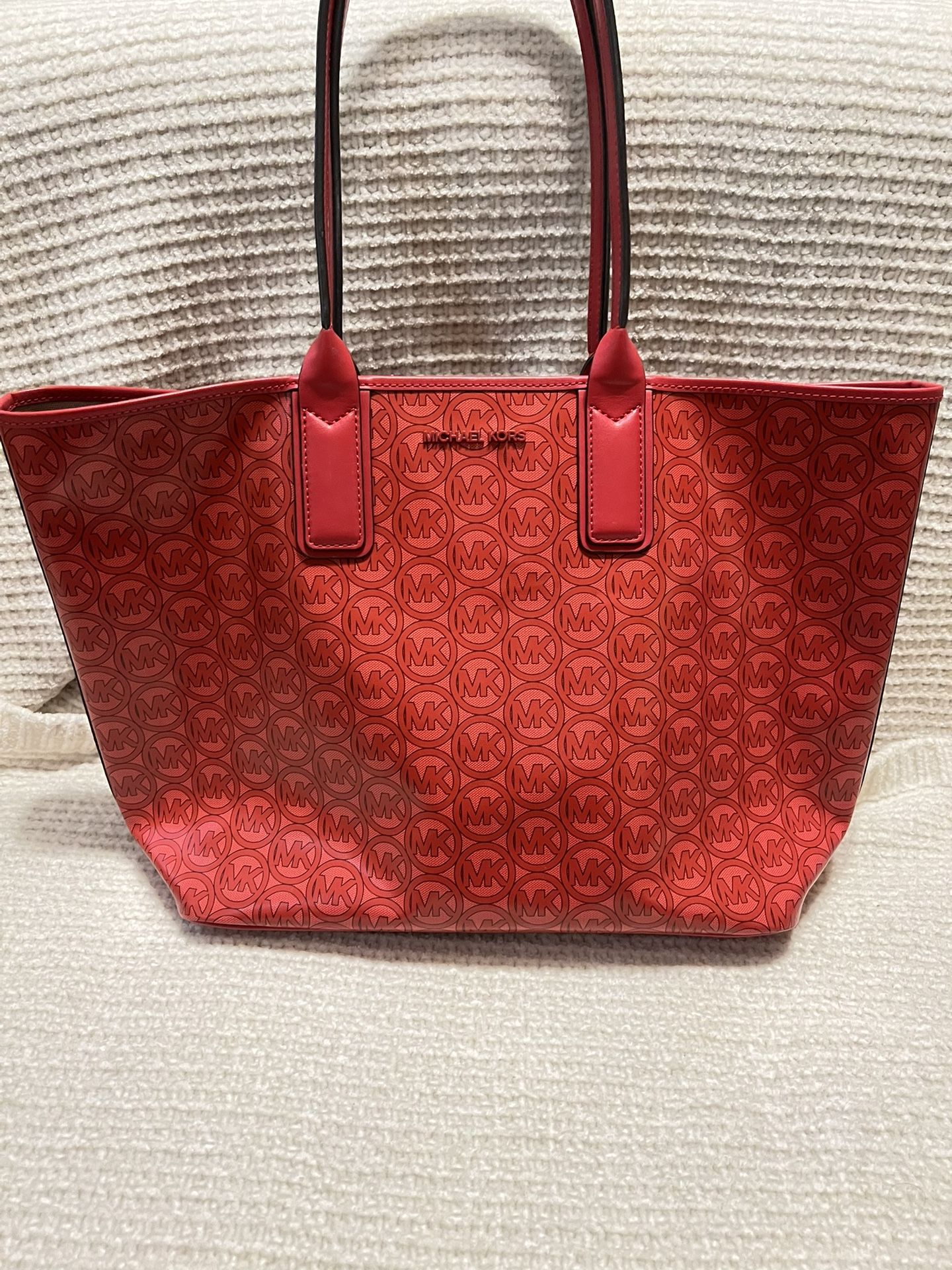 Michael Kors Jodie Large Logo Jacquard tote bag Red