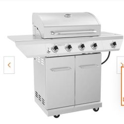 Brand New Nexgrill 4 Burner Stainless Steel Grill with Side Burner