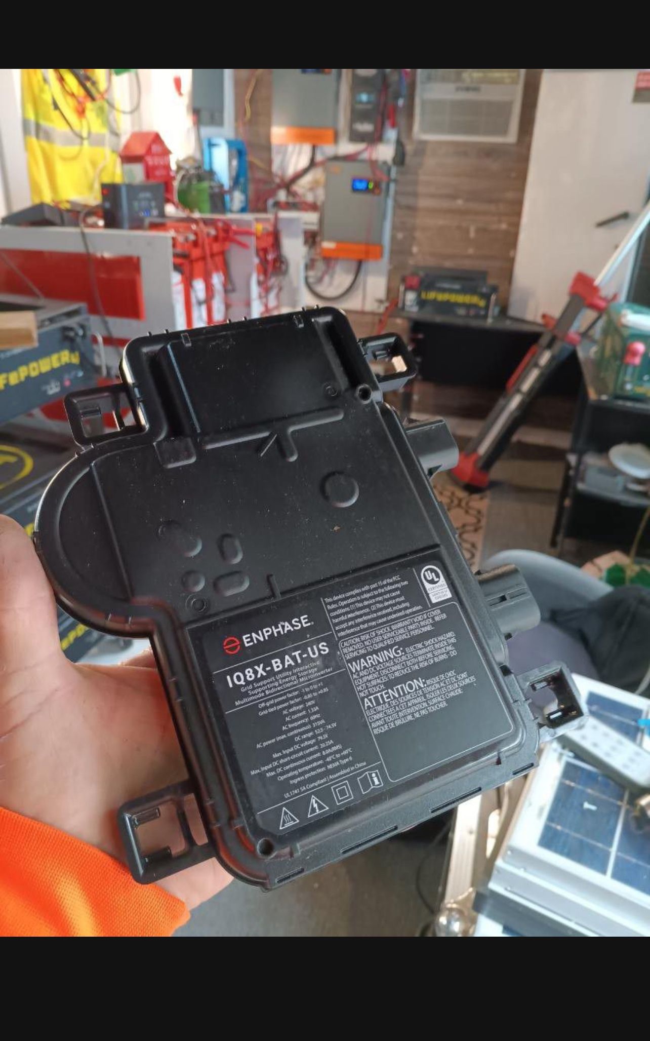 IQ8X-BAT Microinverters The high-powered smart grid-ready IQ8X-BAT Microinverter is an integral part of the Enphase IQ Battery system. Part of the Enp