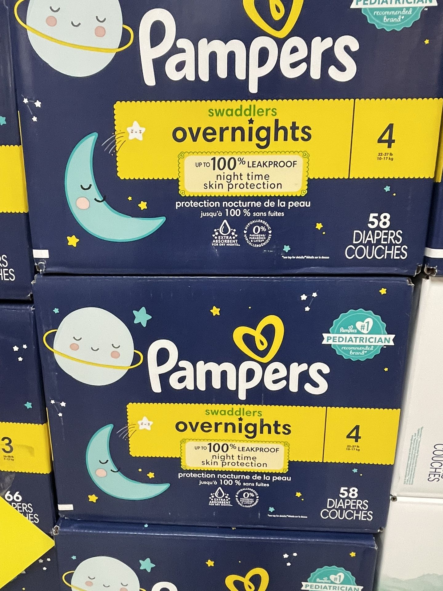 Pampers overnight