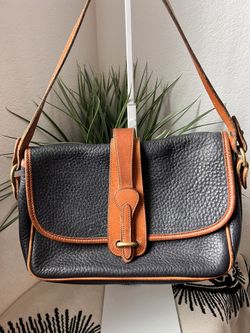 VINTAGE Dooney & Bourke All Weather Leather Equestrian 