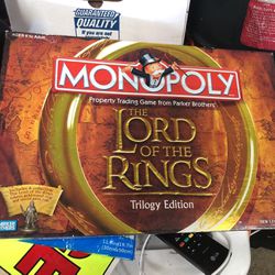 Monopoly Lord Of The Rings Board Game