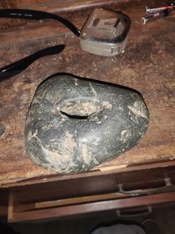 Very rare hag stone