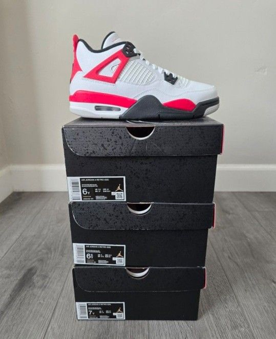 Jordan 4 Red Cement Kids / GS