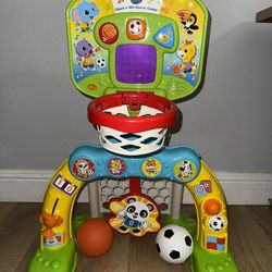 VTech Count & Win Sports Center with Basketball and Soccer Ball