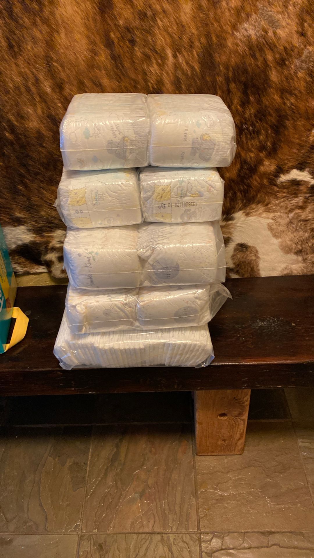 Newborn Diapers, 180 Pieces