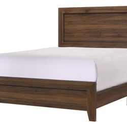 Queen Bed Frame - Headboard, Footboard & Rails