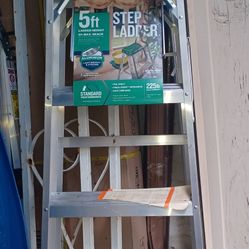Aluminum 5'  Step Ladder